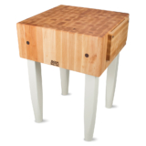 “PCA” Maple Butcher Block With 10″ Thick End Grain Top – 24″ x 24″ x 10″ – Alabaster