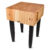 “PCA” Maple Butcher Block With 10″ Thick End Grain Top – 24″ x 24″ x 10″ – Caviar Black