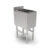 Insulated Ice Bin, 12″x18″ Width, Without Cold Plate, 18GA Stainless Steel, With Bottle Holder Lid (Underbar) – 12″ x 18″