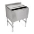 Insulated Ice Bin, 12″x18″ Width, Without Cold Plate, 18GA Stainless Steel, With Bottle Holder Lid (Underbar) – 12″ x 18″