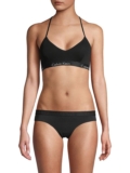 Women’s Motive Stretch-cotton Bralette – Black