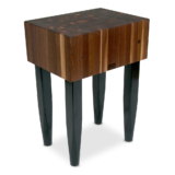 “WAL-PCA” Walnut Butcher Block With 10″ Thick End Grain Top – 24″ x 24″ x 10″