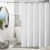 Mildew-Resistant Vinyl Shower Curtain Liner with Metal Grommets & Magnets (2-Pack) – Assorted