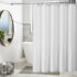 Mildew-Resistant Vinyl Shower Curtain Liner with Metal Grommets & Magnets (2-Pack) – Peach