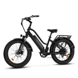 Addmotor Bikes Fat Tire Electric Beach Cruiser Urban Electric Bike with 750W 20AH, Black