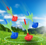 HakolÂ® Glow-in-the-Dark Lawn Darts Game