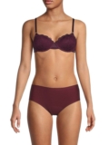 Dkny Lace Balconette Bra – Grape Wine