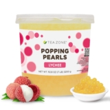Tea Zone Lychee Popping Pearls – Jar (7 lbs)