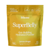 Blume Superfood Lattes SuperBelly Lemon Ginger – Gut Building Hydration Powder