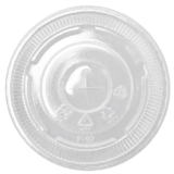 Karat 92mm PET Plastic Flat Lids – 1,000 pcs