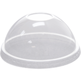 Karat 92mm PET Plastic Dome Lids, No Hole – 1,000 pcs