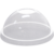 Karat 92mm PET Plastic Dome Lids, No Hole – 1,000 pcs