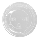 Karat 78mm PET Plastic Flat Lids, No Hole – 1,000 pcs