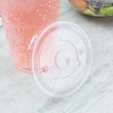 Karat 104.5mm PET Plastic Flat Lids – 600 pcs