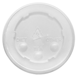 Karat 84mm PS Plastic Flat Lids – 1,000 pcs