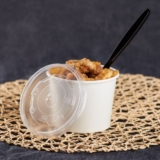 Karat 12oz PP Plastic Food Container Flat Lids (100mm) – 1,000 pcs