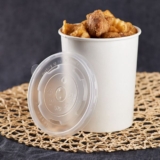 Karat 16oz PP Plastic Food Container Flat Lids (112mm) – 1,000 pcs