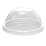 Karat 78mm PET Plastic Dome Lids, No Hole – 1,000 pcs