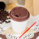 Karat 10oz Wrapped Insulated Paper Hot Cups (90mm), White – 500 pcs