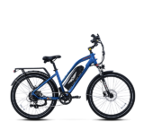 Addmotor Electric Bike Longest Range 125+miles 20Ah Step Thru Urban Electric Commuter bike, Neptune Blue