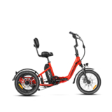 Addmotor Citytri E-310 Mini 750W Electric Trike for Adults Best Electric Tricycle Under $2000 Up To 90 Miles – Candy Red