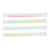 Karat 7.5” Boba Straws Poly Wrapped (10mm), Mixed Striped Colors – 2,000 pcs