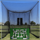 Cimarron Masters Golf Net with Frame Corners – 10 x 10 x 10