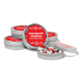 Silver Corporate Appreciation Favor Tins