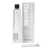 Davids Premium Natural Toothpaste – Peppermint Charcoal