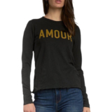 Elan Nina Amour Long Sleeve Shirt – Faded Black.