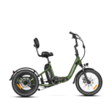 Addmotor Citytri E-310 Electric Trike with 750W 20Ah Best Electric Tricycle Under $2000 Up To 90 Miles – Army Green