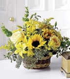 FTD Flowing Garden Basket