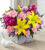 Bright Lights Bouquet with Lavender Basket