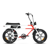 Addmotor Retro moped Cruiser Electric Bike 2023, Ebike FatTire Designed for City, 750W Motor, 48V*20AH Battery, Pearl White