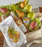 Sympathy Cheese and Fruit Gift Basket – FedEx