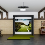 Foresight Falcon SIG8 Golf Simulator Package – SIGPRO Commercial TeeLine 4′ x 7′ / None