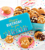 Mrs. Fields Happy Birthday 30 Nibblers Tin – FedEx