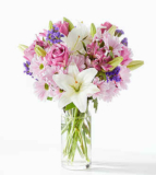 Lavender Fields Mixed Flower Bouquet – FedEx