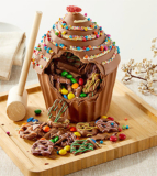 Breakable Belgian Chocolate Confetti Treat Cupcake – FedEx
