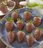 Belgian Milk Chocolate Covered Strawberries – 12pc – FedEx