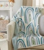 Rainbow Blue Baby Blanket – FedEx
