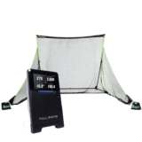 Full Swing KIT Golf Net Practice Bundle – 10’x7′ Rounded Golf Net
