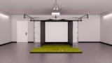 Rapsodo MLM2PRO Garage Golf Simulator Package – 16′ Wide Garage x 10′ Wide Screen