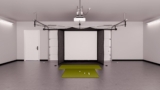 Trackman iO Garage Golf Simulator Package – 16′ Wide Garage x 10′ Wide Screen (iO)