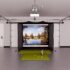 Bushnell Launch Pro Garage Golf Simulator Package – 9′ Wide Garage x 8′ Wide Screen (BLP)