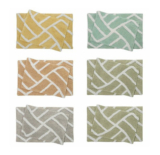 100% Cotton Plush Water Absorbent Bath Mat (2-Pack) – Beige