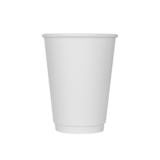 Karat 12oz Insulated Paper Hot Cups (90mm), White – 500 pcs