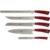 Elegance Chef Set of 5 Knives Red