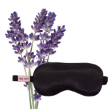 Kitsch Lavender Weighted Satin Eye Mask.