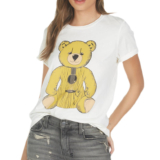 Lauren Moshi Classic Guitar Bear Tee – Milk.